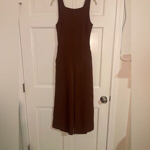 Aritzia Brown Jumpsuit, tie back